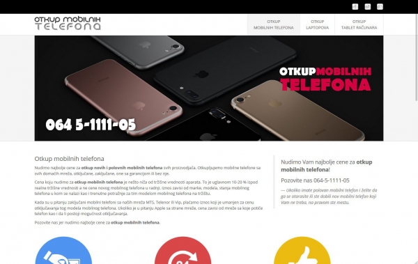izrada sajta, cena izrade sajtaOtkup mobilnih