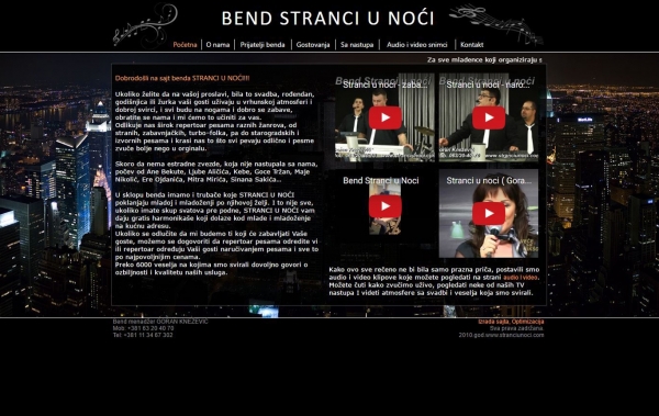 izrada sajta, cena izrade sajtaBend Stranci